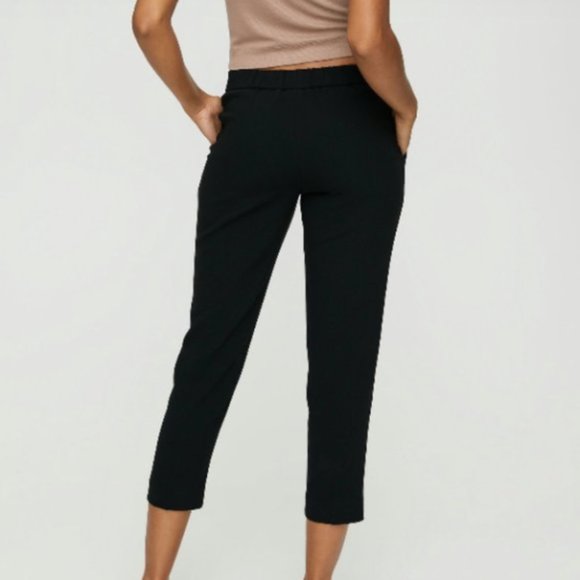 Aritzia Babaton Cohen Pant Terado Black 6 Trouser - Picture 2 of 6